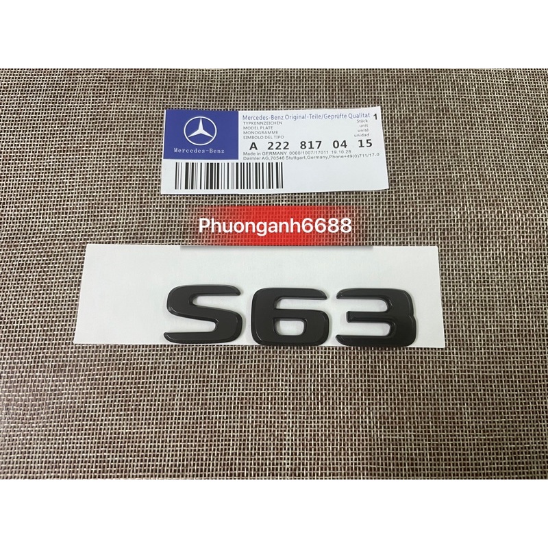 Chữ s63 amg , tem mercedes s63 amg , logo mercedes s63 amg