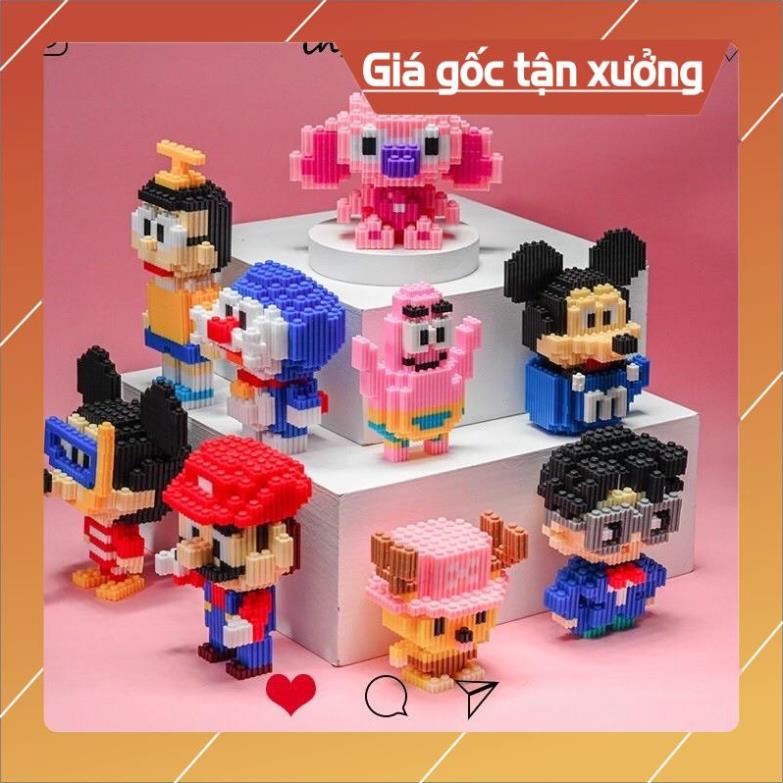 Mô hình lắp ráp 3d các nhân vật hoạt hình đáng yêu,xinh xắn cho bé yêu