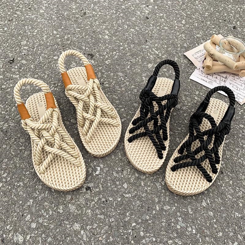 Giày Sandal Hở Ngón Quai Chéo Phong Cách Hàn Quốc 2023 Thời Trang Mùa Hè 2023 Dành Cho Bạn Nữ Đi Biển