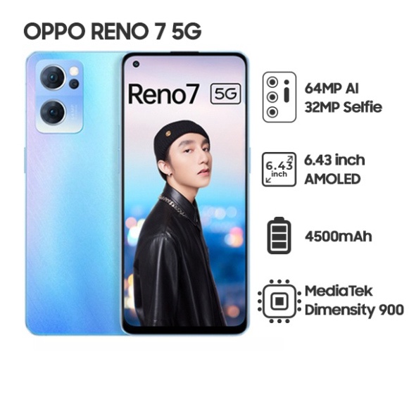 Điện thoại OPPO Reno7 5G  Hàng Chính Hãng
