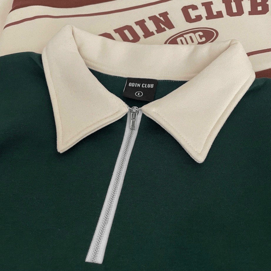 Áo Khoác Hoodies Nam Cổ Bẻ Vải Nỉ Pe Dày Mịn Phối Khó Kéo Ngực Hot NEW UNISEX