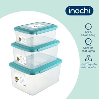 THÙNG NHỰA trong suốt đựng THỰC PHẨM có nắp Hokkaido INOCHI 10L 18L 30L - An toàn cho sức khoẻ