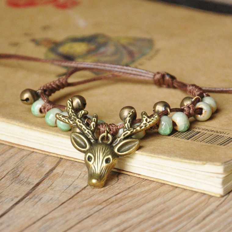 Vòng Đeo Tay Bằng Gốm Sứ Phong Cách Bohemian Thời Trang Cho Nữ