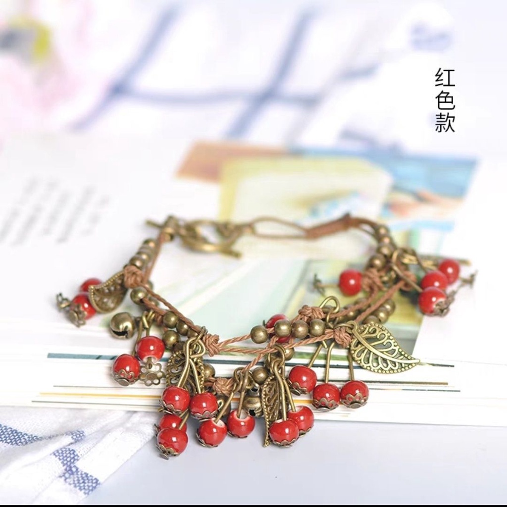 Vòng Đeo Tay Bằng Gốm Sứ Phong Cách Bohemian Thời Trang Cho Nữ