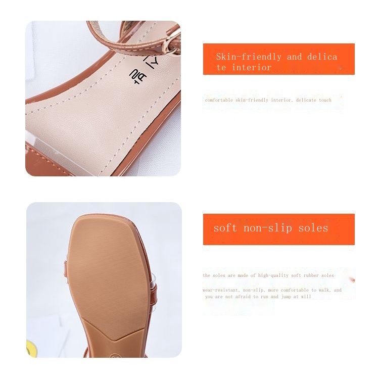 Xăng đan Cao Gót Thời Trang Đi Biển 2023 Cho Bé Gái