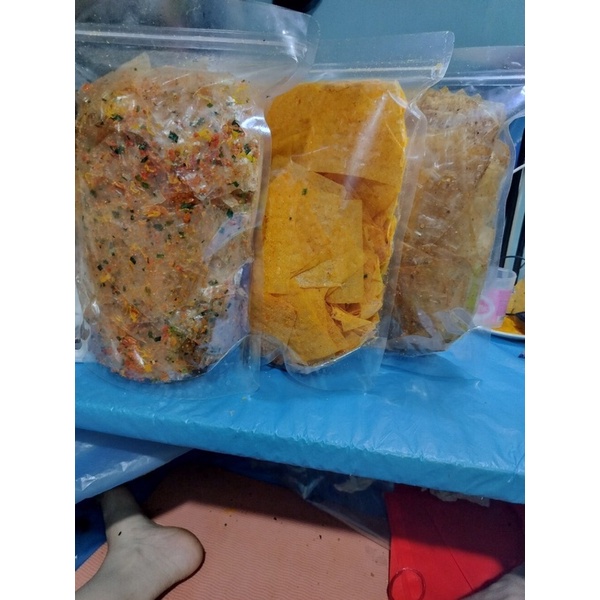 1.5kg Bánh tráng Phô mai, tôm chà bông, xike