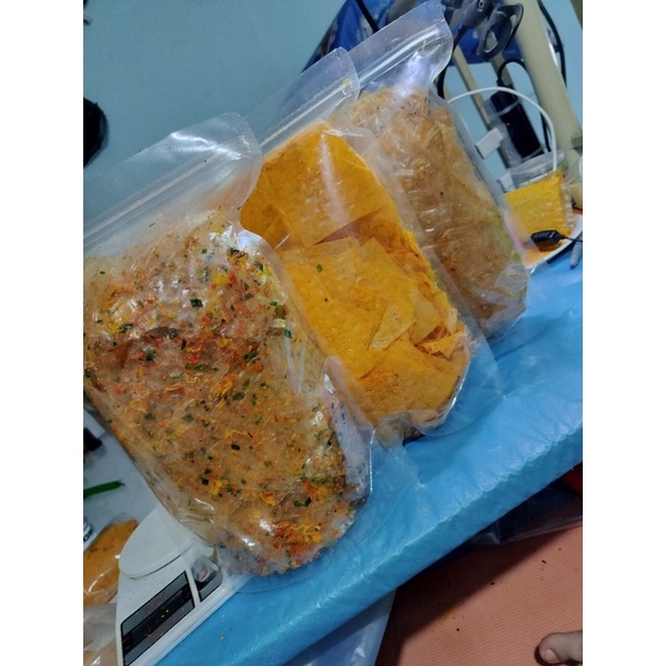 1.5kg Bánh tráng Phô mai, tôm chà bông, xike