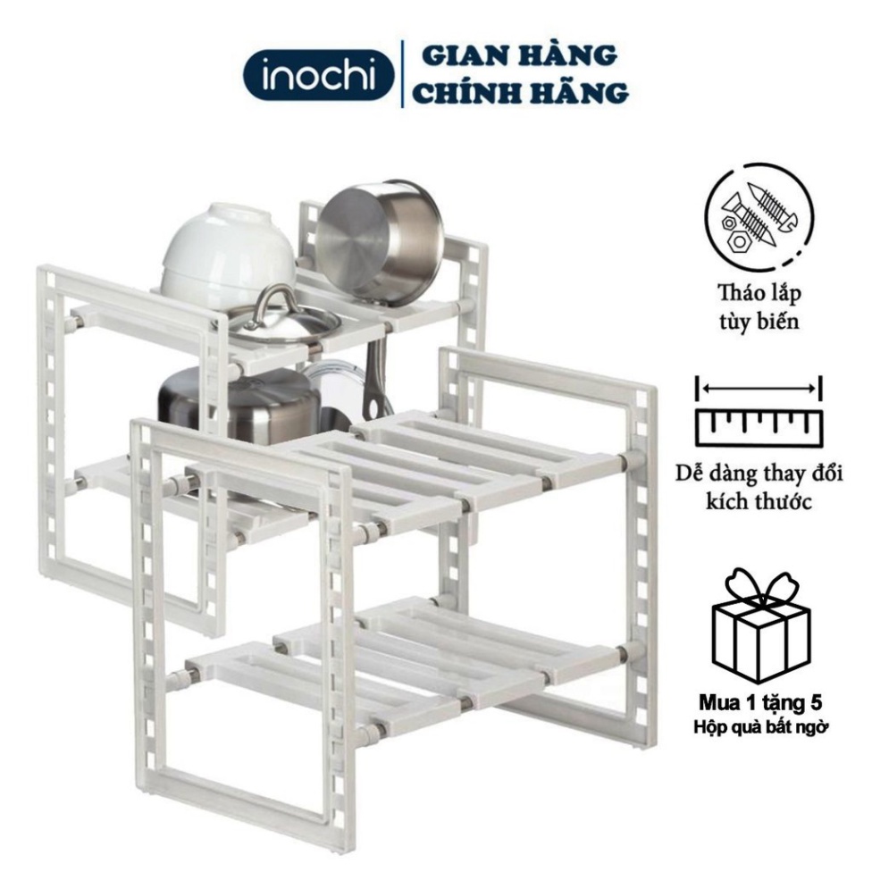 Kệ gầm bếp đa năng Tokyo INOCHI thông minh tiện lợi dành cho nhà bếp nhà tắm phòng ăn phòng ngủ