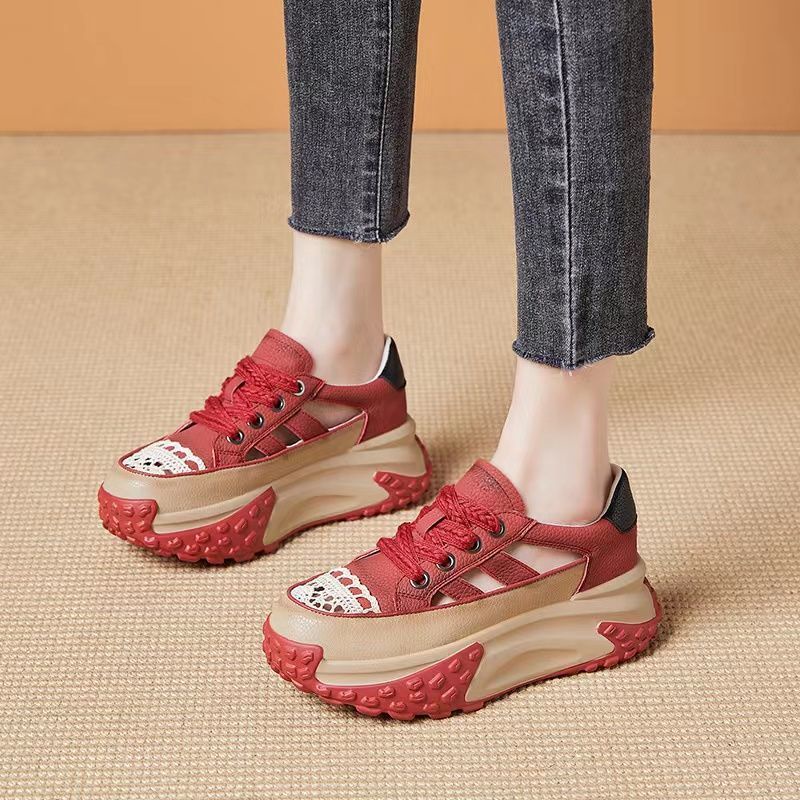 Giày Thể Thao Mùa Hè 2023 Đế Dày Siêu Nhẹ Phong Cách Mới Cho Nữ