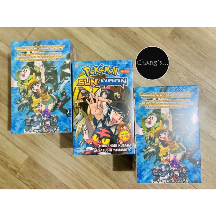 Sách Boxset Pokémon Đặc Biệt SUN & MOON trọn bộ 6 tập ( Kim Đồng)