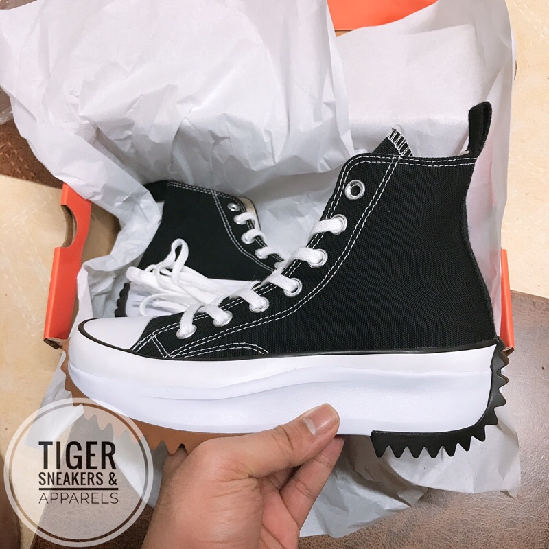 Tiger Sneakers - Giày Converse Run Star Hike Black chính hãng | 166800C