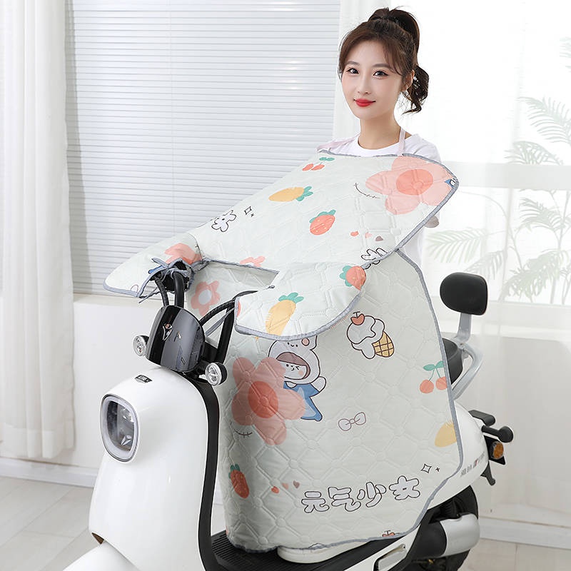 * * Ch n ch n gi * Tấm Chắn Gió Xe Hơi / Xe Máy Điện Mỏng Phong Cách Mới Chống Nước Chống Nắng Cách Nhiệt Xuân Thu