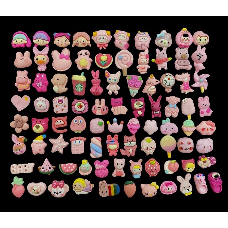 [Phụ Kiện!!!] Set 10 Sticker Charm 3D Gắn Dép Crocss Theo Màu Sắc [Có Sỉ Sll✓]