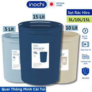 Thùng Rác Nhựa Tròn Inochi 15 Lít - Gia dụng MKS79