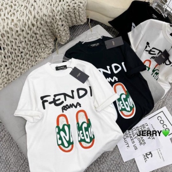 Áo Thun Fendi New Version Tay lỡ Form Rộng Trend Hot 2023,áo phông fendi | BigBuy360 - bigbuy360.vn
