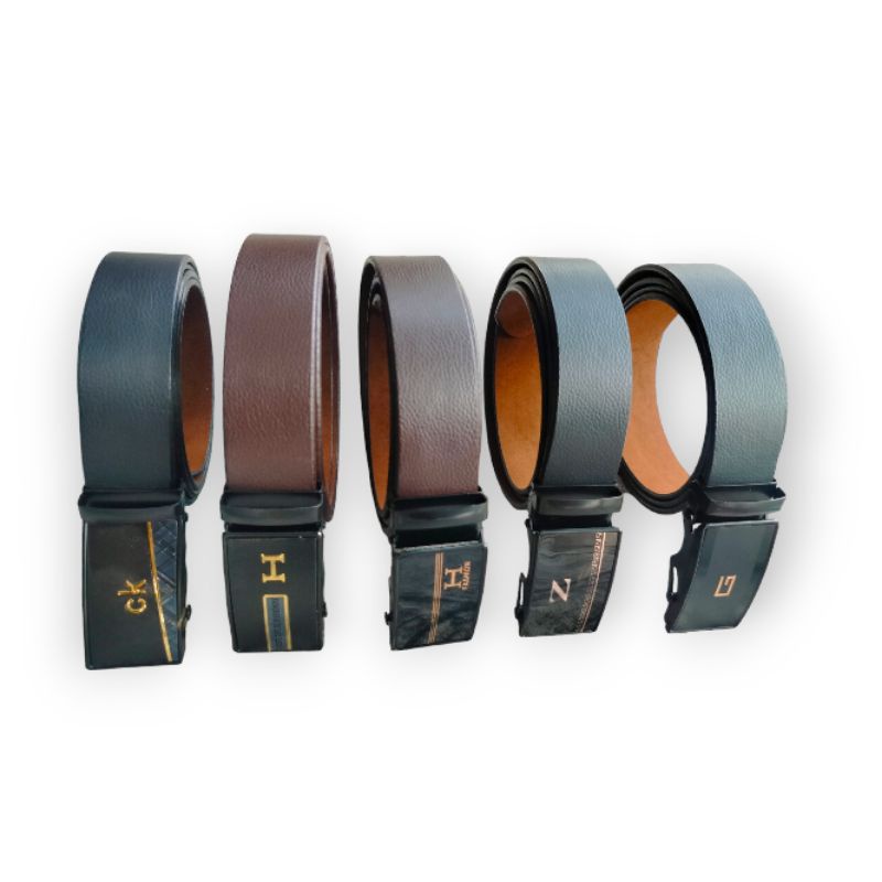 BIG SIZE - Dây nịt nam da PU trơn 140cm Khoá rút/ Khoá Lăn