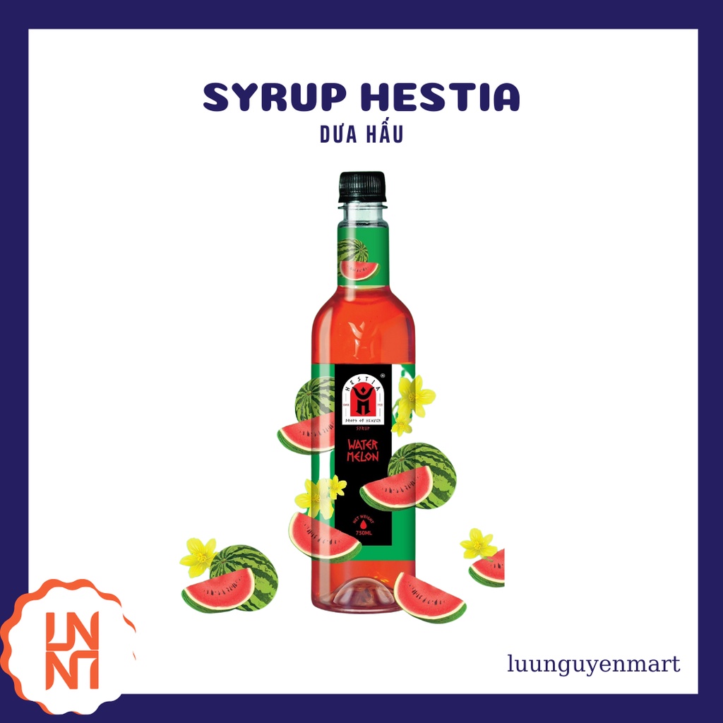Siro/ Syrup Hestia Vị Dưa Hấu 750ml