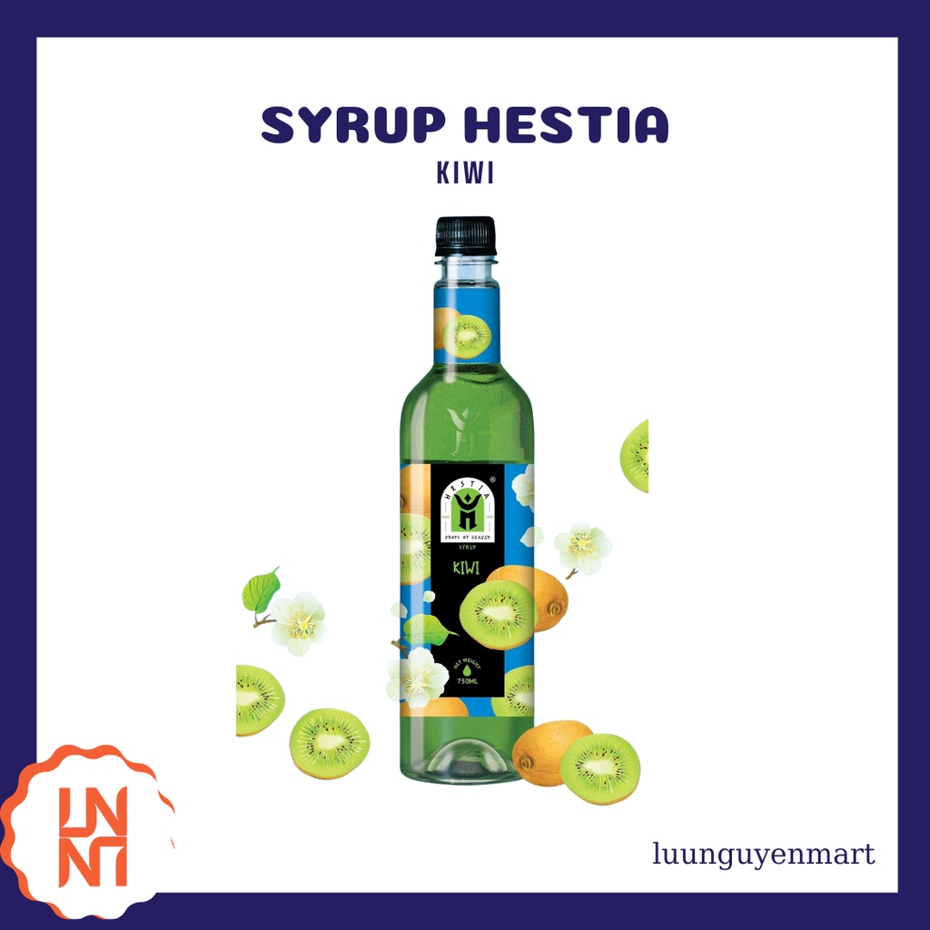 Siro/ Syrup Hestia Vị Kiwi 750ml