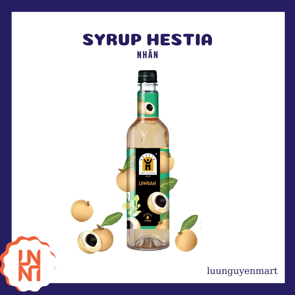 Siro/ Syrup Hestia Vị Nhãn 750ml