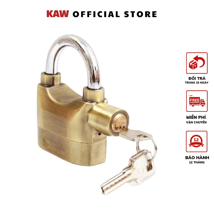 Khóa báo động chống trộm thông minh Có Còi Hú KAW KinBar - Bảo hành 1 đổi 1 bởi KAW STORE