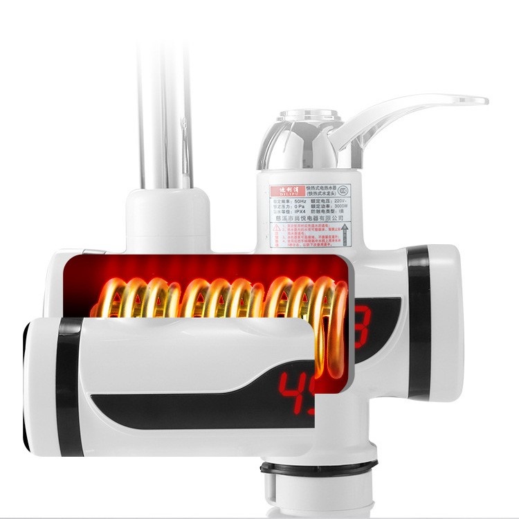 Máy Nước Nóng Lạnh Trực Tiếp Tại Vòi KAW, Vòi Đứng, Vòi Ngang Dễ Dàng Lắp Đặt, Bảo Hành 12 Tháng