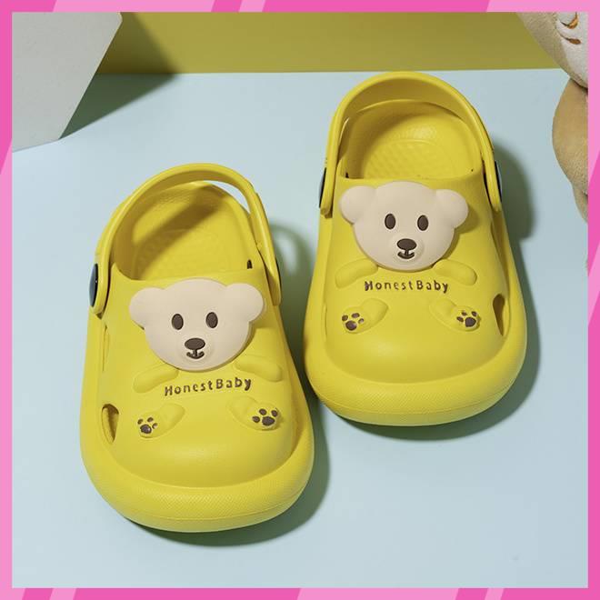 Dép Sandal Đế Mềm Chống Trượt Mùa Hè In Họa Tiết Hoạt Hình Dễ Thương Có Lỗ Thoát Khí Cho Bé Gái 1-3 Tuổi 2 Tuổi