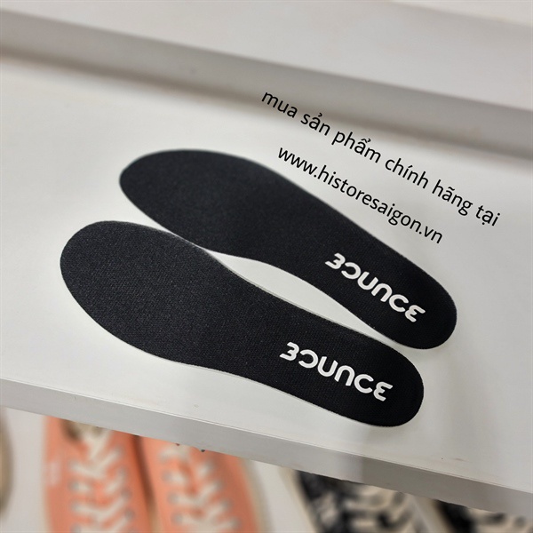 Lót giày Adidas Bounce - Đen chữ Trắng