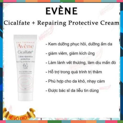 Kem phục hồi da Avène Cicalfate Repair Cream - Kem Avene Giảm Thâm Phục Hồi Da 100ml -Sachi  Laroche -trami