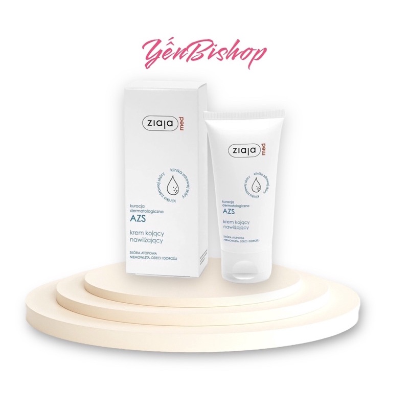 Kem Chăm Sóc Da Ziaja Med Atopy 50ml chăm sóc phục hồi cho da nhạy cảm, dị ứng, viêm da cơ địa