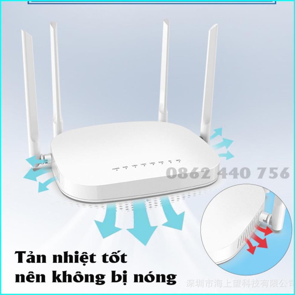 Phát wifi từ sim 4G, bộ phát wifi từ sim 4G CPE H300 G - 4 ăngten, tản nhiệt cực tốt