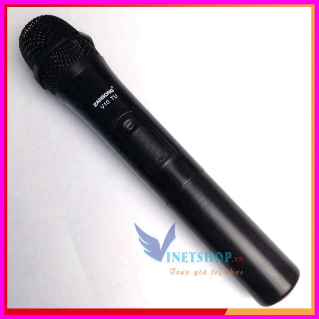 MICRO KHÔNG DÂY CHO LOA BLUETOOTH KARAOKE CHÍNH HÃNG ZANSONG V10 -dc2168 Chất CHẤT