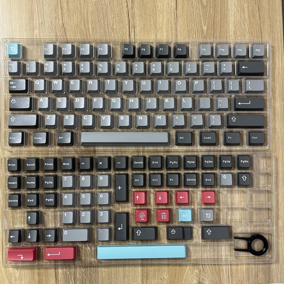 Bộ keycap cmk Modern Dolch nhựa ABS doubleshot cao cấp màu retro cổ điển -Tiemnhavit