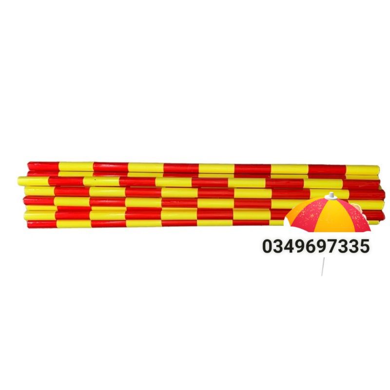Thành chắn ngang nhựa bọc decal màu dài 1M chơi với chóp vận động