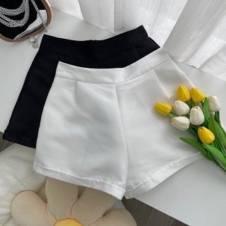 Quần short tafta nữ cạp cao hách dáng hàn quốc - quinni store