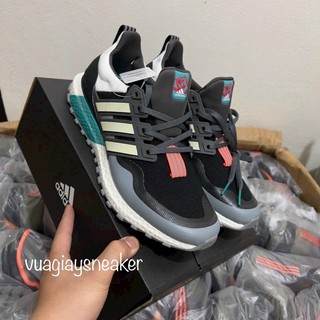 Giày sneaker ultraboost TRIP trắng xanh