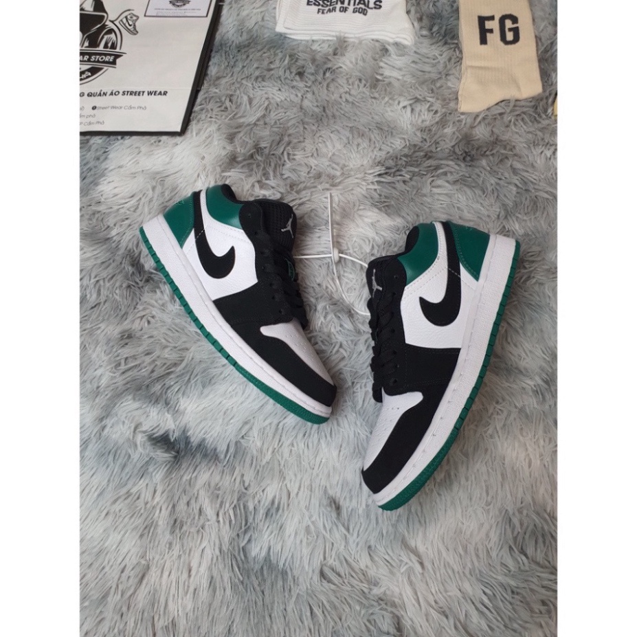 Giày thể thao ,Giày sneaker Air Jordan 1 Low , Jd1 màu xanh lá cây hot nhất cổ thấp