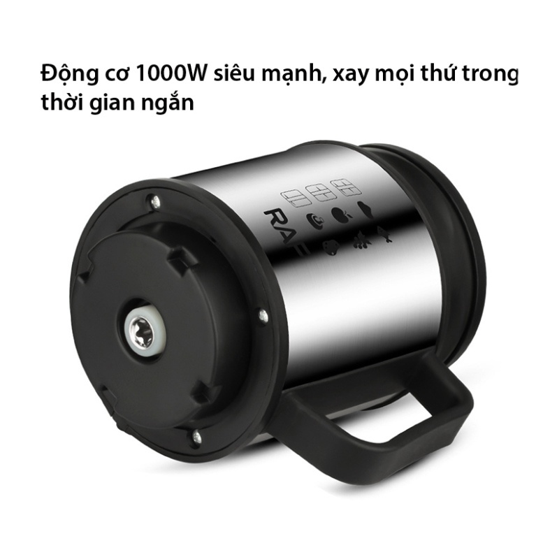 Máy xay thịt đa năng chế biến thực phẩm Sokany 1000W Cối inox 5L Lưỡi dao 6 cánh
