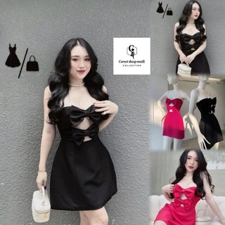 Đầm thiết kế 2 dây cúp ngực, đầm xòe cúp ngực