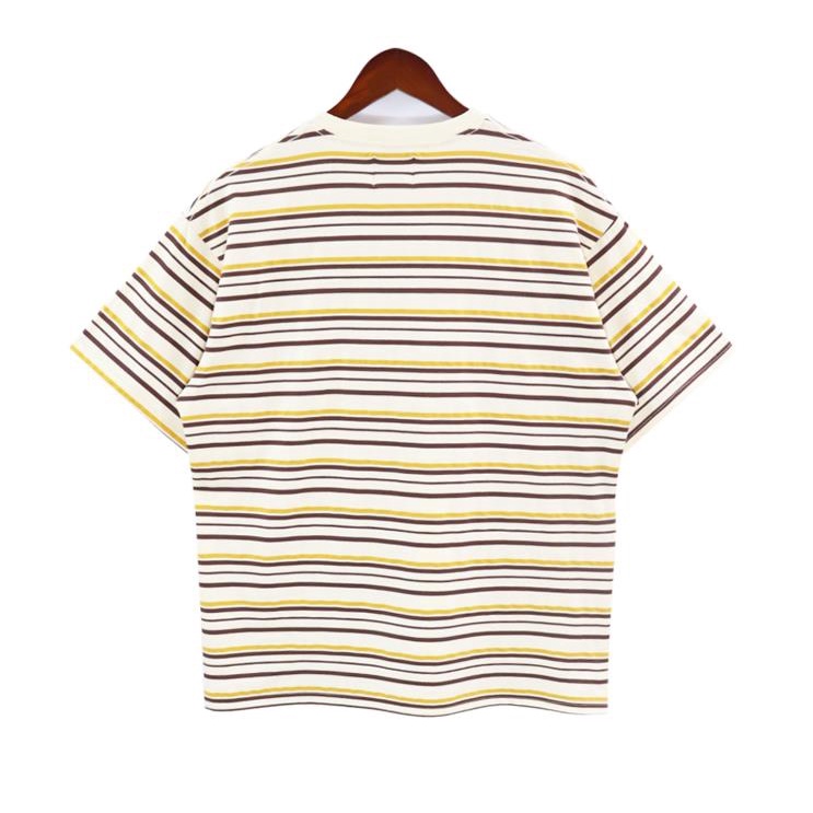 Hàng Có Sẵn! Hàng Có Sẵn Mới ★Thiết Bị Phóng To Gallery Dept★ Áo Thun Họa Tiết Kẻ Sọc Màu Mơ Độc Đáo Thời Trang Mùa Hè Cho Nam Và Nữ