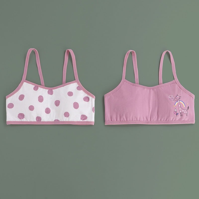 Set 2 áo Bra cho bé gái tuổi teen size 75A / 80A / 85A