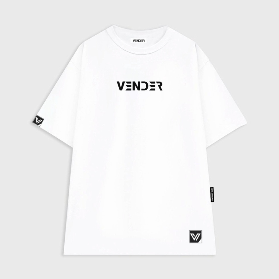 Áo thun form unisex chữ VENDER cứng | BigBuy360 - bigbuy360.vn