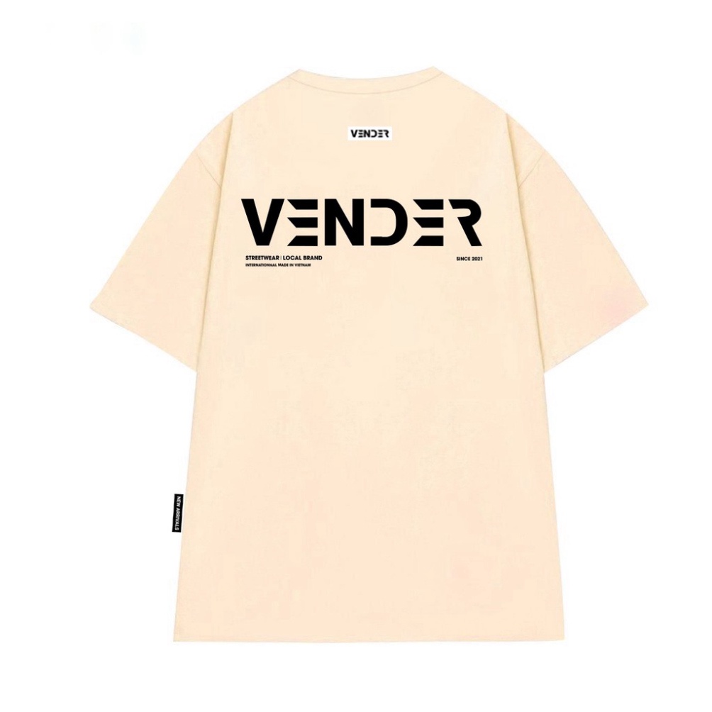 Áo thun form unisex chữ VENDER cứng | BigBuy360 - bigbuy360.vn