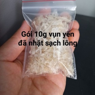 Gói 10g vụn yến sạch lông