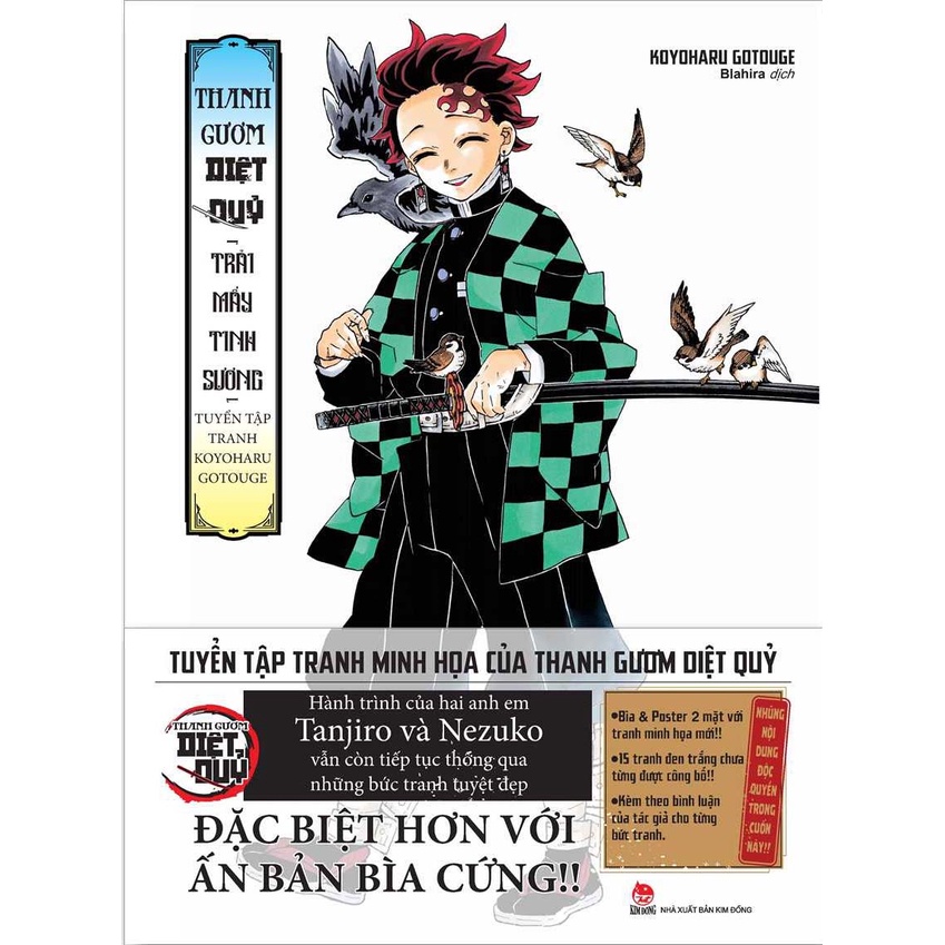 Sách - Artbook Thanh Gươm Diệt Quỷ - Trải Mấy Tinh Sương - Bìa Cứng