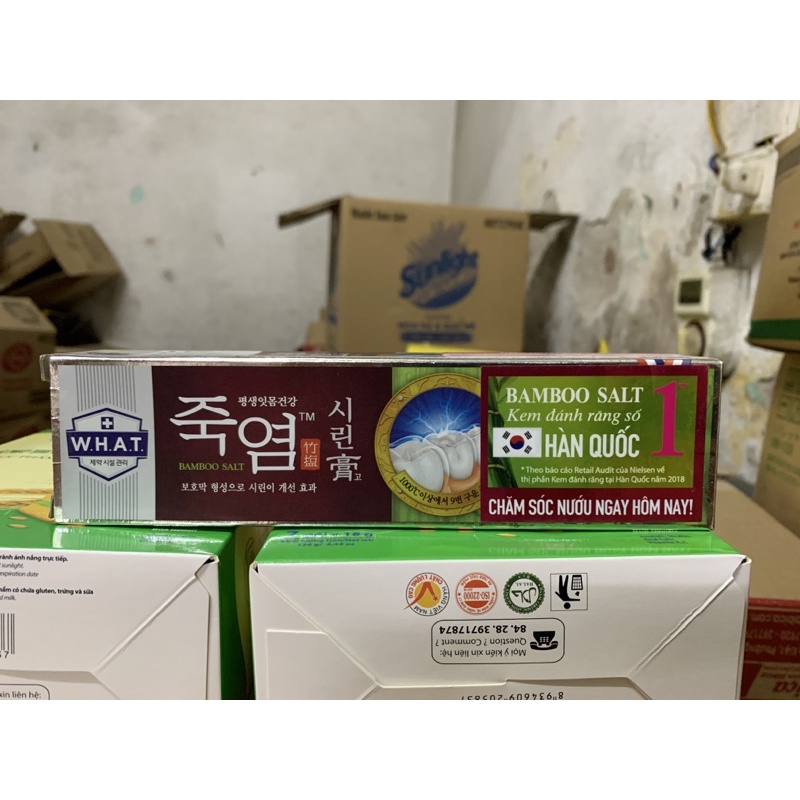 Kem đánh răng Bambo salt số 1 hàn quốc 150g