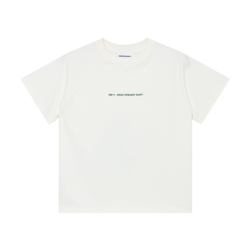 MEDISN - Áo thun tay ngắn DREAMY BABY RAGLAN T-SHIRT/ OFFWHITE