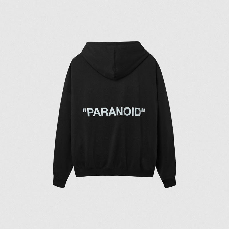 MEDISN - Áo hoodie phản quang PARANOID HOODIE/ BLACK