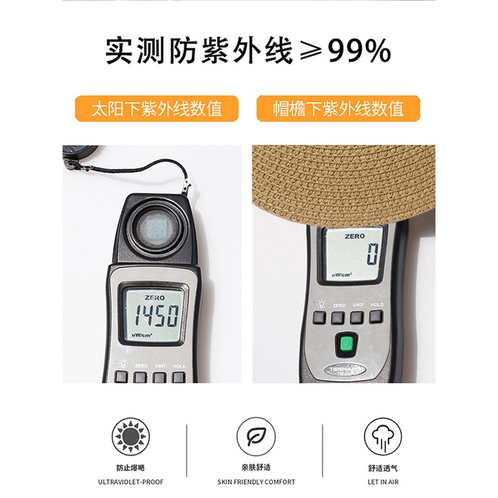 Mũ Vành Rộng Hở Chóp Chống Tia Cực Tím Che Phủ Toàn Diện Thời Trang Mùa Hè Cho Nữ