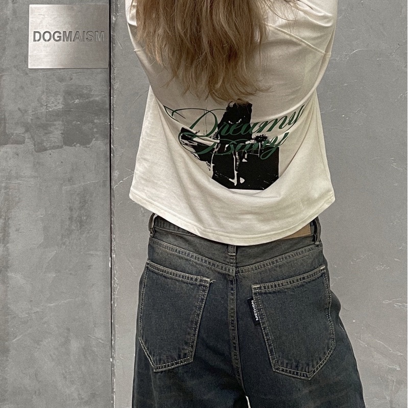 MEDISN - Áo thun tay ngắn DREAMY BABY RAGLAN T-SHIRT/ OFFWHITE