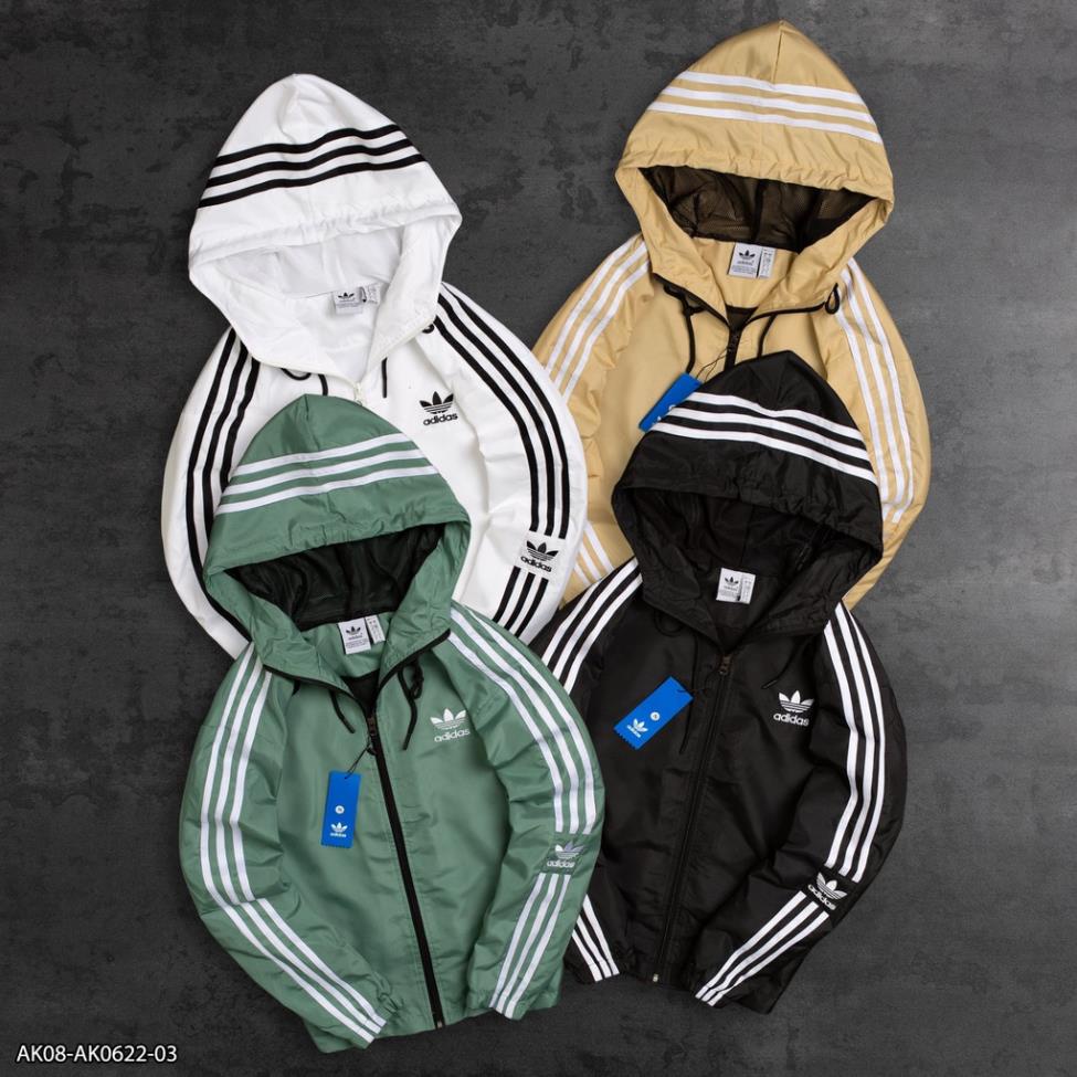 HOT Áo khoác vải gió 2 lớp Adidas (AK08)- thời trang nam VNXK